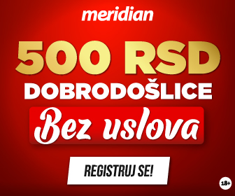 500 RSD bonus bez depozita meridian